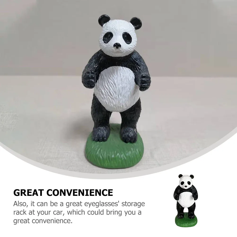 

Creative Resin Panda Glasses Holder Decorative Eyewear Stand Desktop Storage Organizer Cartoon Animal Shape Eyeglasses Display