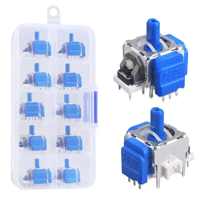 

Джойстик AS95 для Switch PRO с датчиками Холла TMR, 3D электромагнитный игровой контроллер с магнитным сопротивлением, 10 шт.