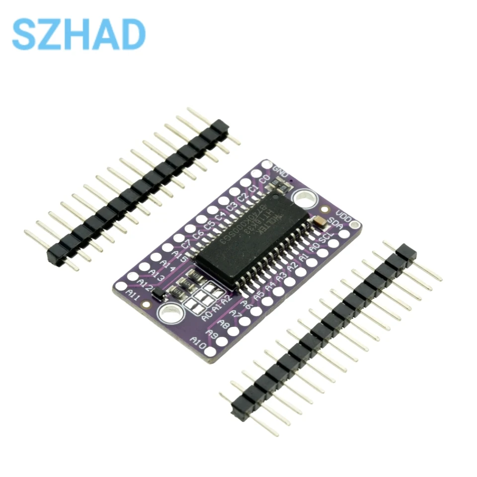 HT16K33 Módulo de controle de matriz de pontos LED, ferramenta de desenvolvimento de interface de tubo digital