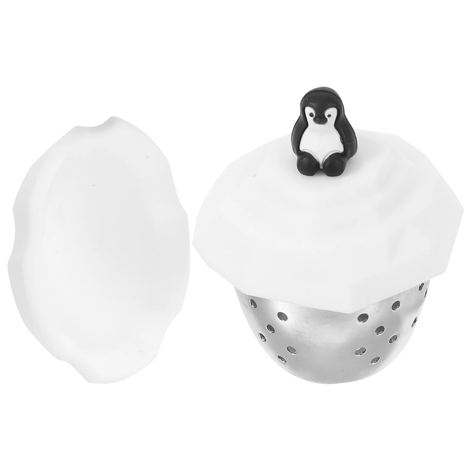 

Penguin Tea Strainer Leaf Infuser Straining Tool Lovely Filter Creative Steeper Pots