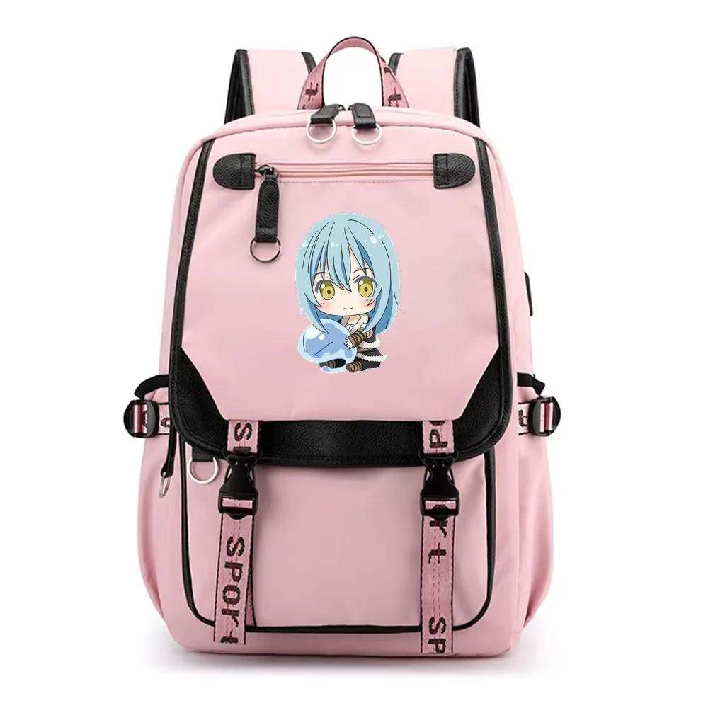 

That Time I Got Reincarnated as a Slime Anime School Bags for Teenage Girls Kawaii Bookbag Gilrs Travel Backpack Laptop Bagpack