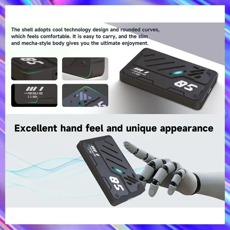 

2.5-Inch Portable External Type-C HDD Type-C HDD Expansion Storage For PC Laptop