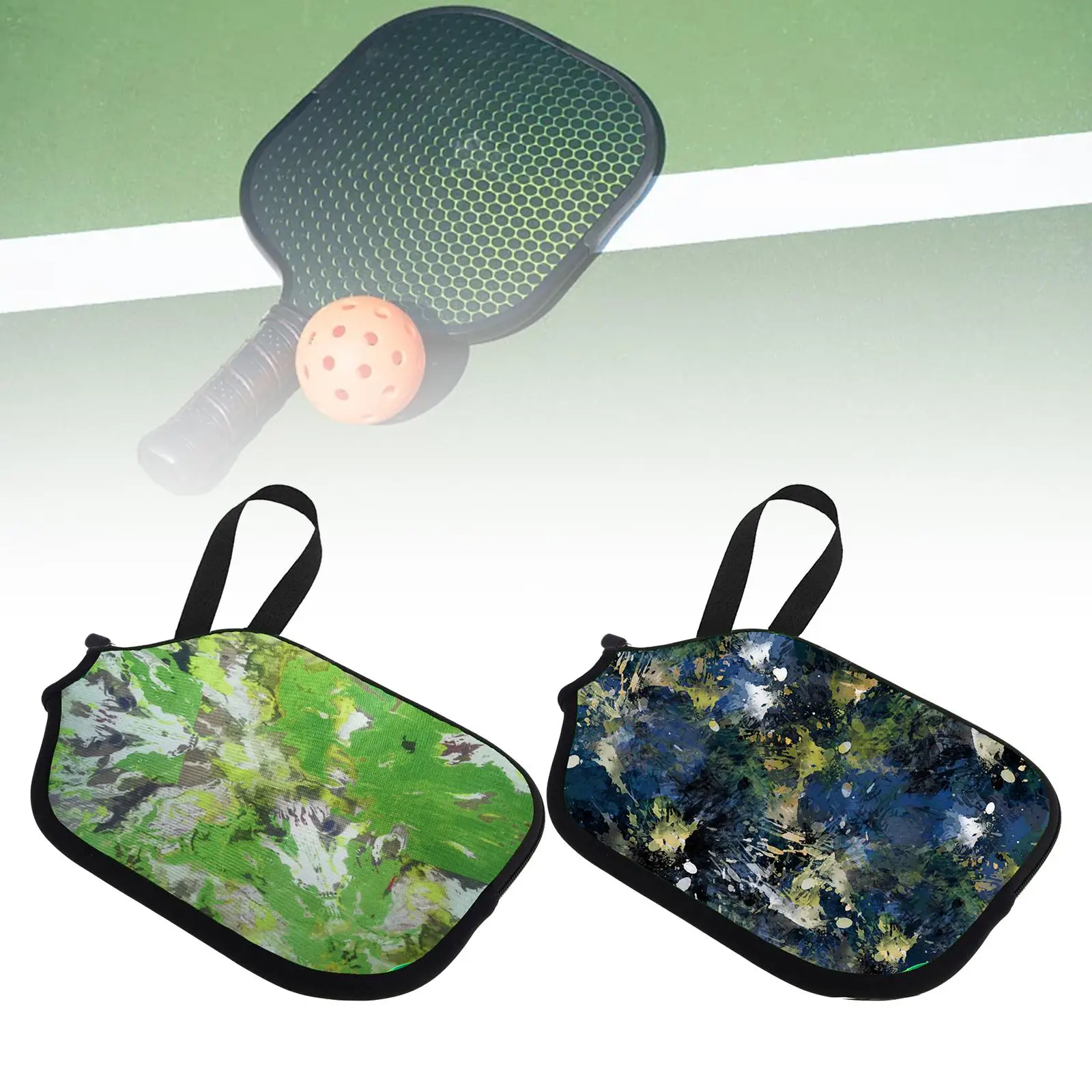 Accessoires voor rackethoezen Geschenkopslag Beschermhoes Pickleball-bescherming Beschermende houder Rits Neopreen peddelhoes