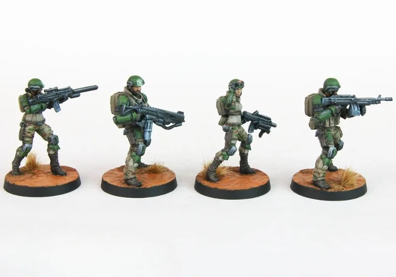 25mm Base Diecast Resin Assembled Model Kit War Game Chess USAriadna Grunts Unassembled Unpainted