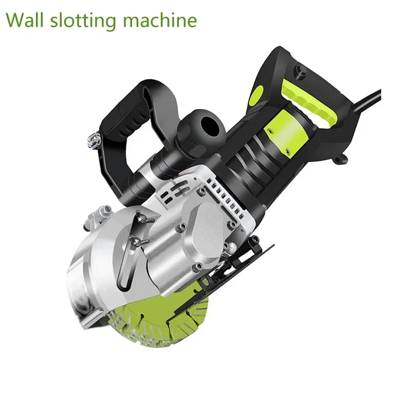 New Electric Wall Chaser Concrete Cutter Electric Laser Aiming Groove Slotting Machine Circular Saw Cutting Power Tool