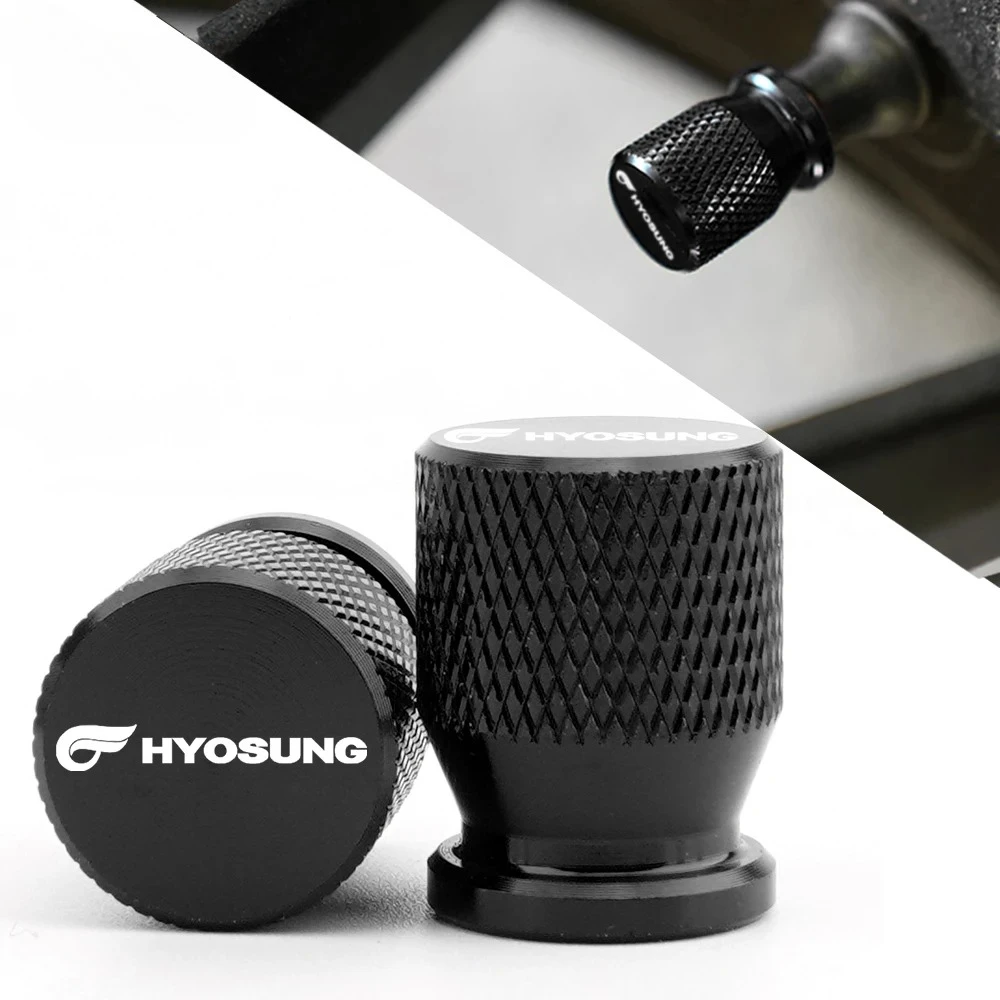 

New Motorcycle Accessories CNC Aluminum Tire Valve Air Port Stem Cover Wheel Rim Cap For HYOSUNG GT650i COMET GV650i Pro Aquila