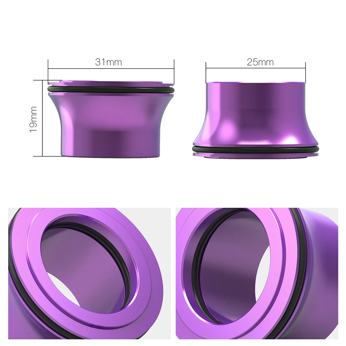 NICECNC Ebike Front Rear Wheel Spacer Hub Collar Kit For 2025 2024 Surron Light Bee X S L1E Surron Light Bee Part X Accessories