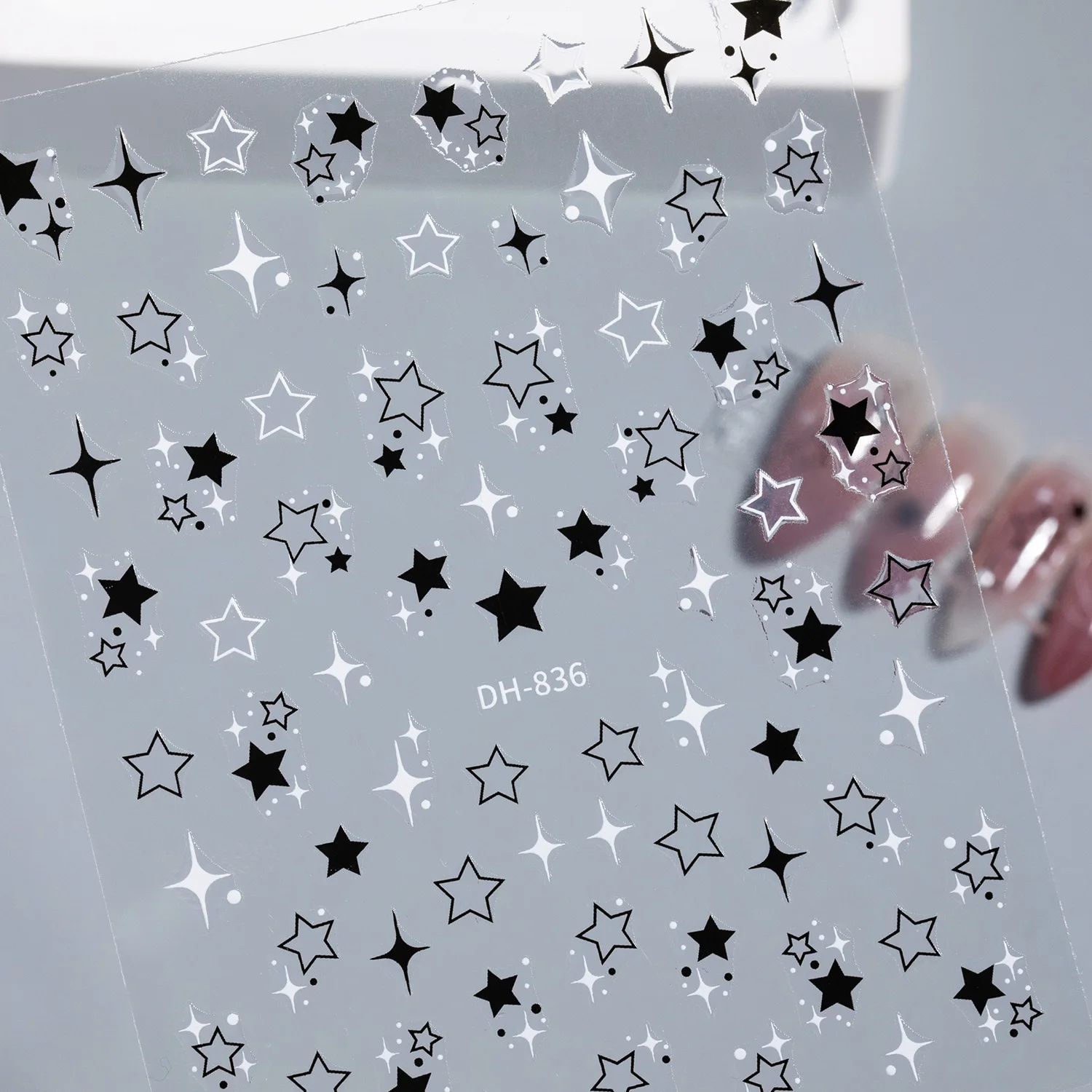 

3PC 5D Korean Bronzing Nail Stickers Japanese Gold Silver Star Moon Luxury DIY Nail Art Decoration Decals Manicure Accessories