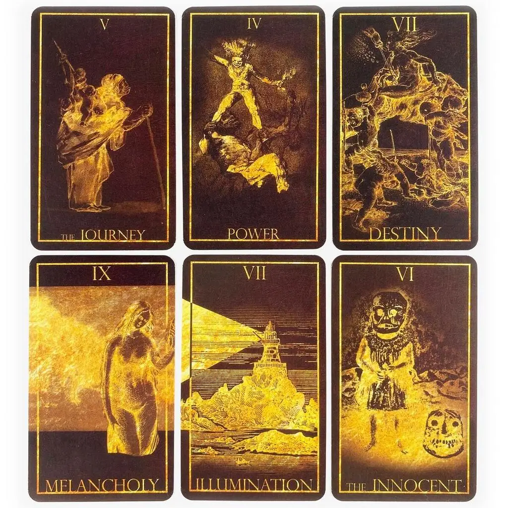 10.3*6cm The Qedavian Tarot Deck Fortune-telling Prophecy Oracle Cards