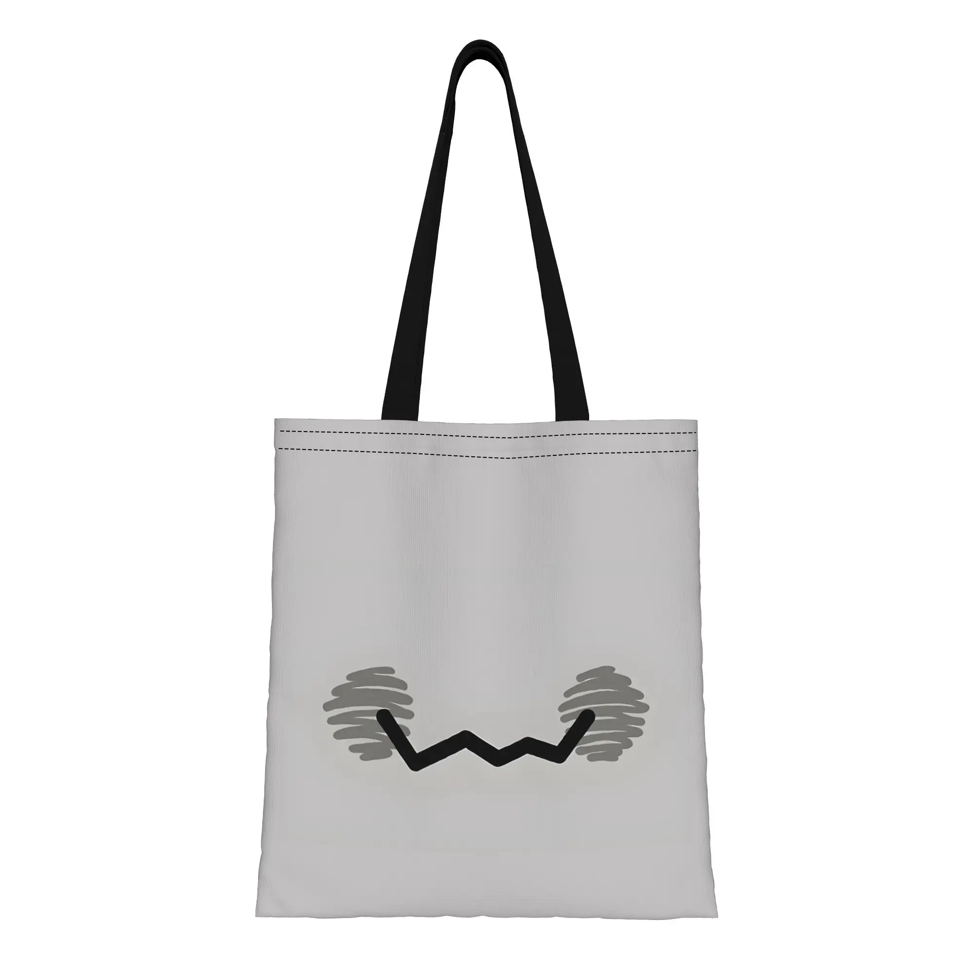 

Puppet Smile Shiny Pokemon Canvas Tote Bag Perfect for Shopping Women's Top-Handle Bags