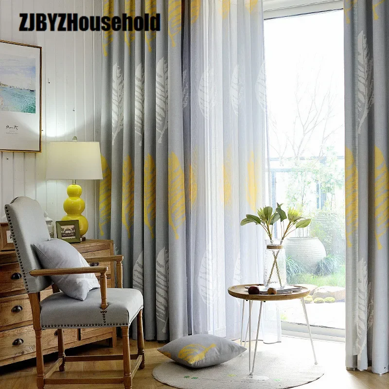

Curtains for Living Dining Room Bedroom Simple and Modern Curtains American Country Style