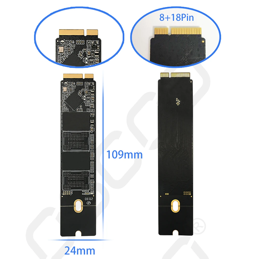 Imagem -05 - Oscoo-unidade de Estado Sólido para Macbook Air 128gb 256gb 512gb 1tb Ssd A1465 A1466 Mid2012 Mac