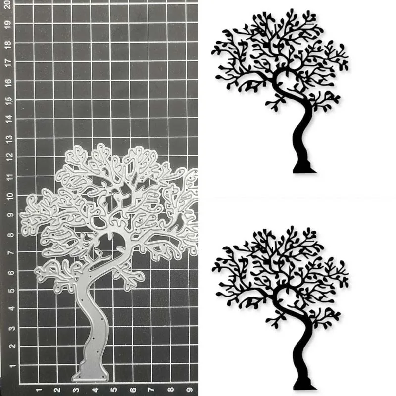 

metal cutting dies cut die mold Tree Scrapbook paper craft knife mould blade punch stencils dies