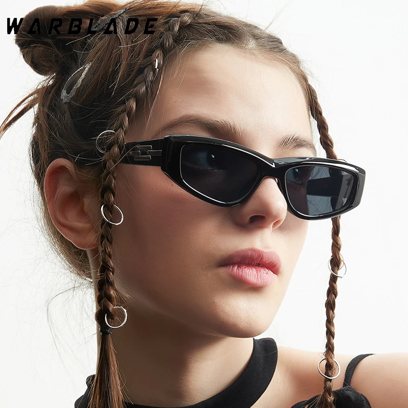 

New Small Cat Eye Sunglasses Women INS Vintage Brand Designer Punk Sun Glasses For Women Shades Female Eyewear Anti-glare UV400