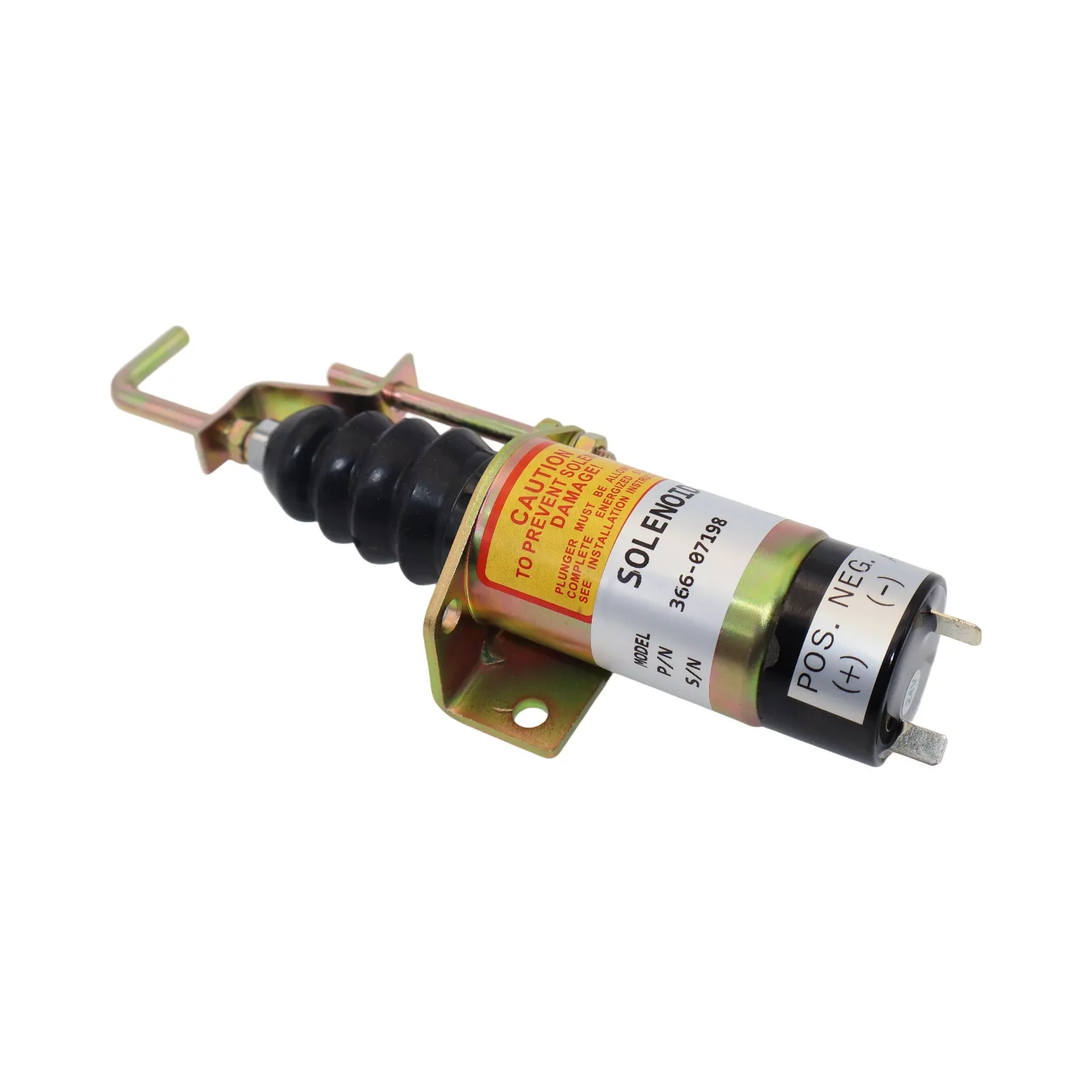 12V Kraftstoff-Abschaltmagnetventil mit Halterung, 2-polig, SA-3405T, kompatibel mit LPWS LPWT Bagger-Elektroteilen – Detail 1