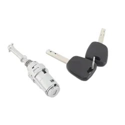 Suitable for Auto Front Left Door Lock Repair Part 9170W9 LS60009170T9 256924 with 2 Keys 9170T5 Barrel for Citroen C3 2003-2010