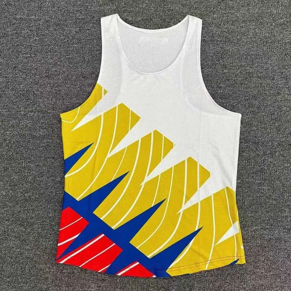 Running Vest Athletics Tank Top Runnning Speed Fitness Shirt Guys Sleeveless Mens Clothing Athlete Track Field Singlet Run Vest