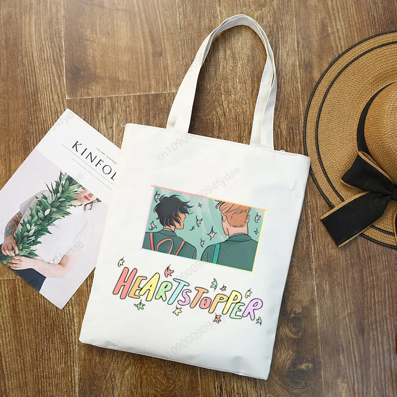 

Романтичная ТВ-ткань, Холщовая Сумка-тоут, женские экологически чистые многоразовые сумки через плечо для покупок, сумки для покупок, Ник и Чарли