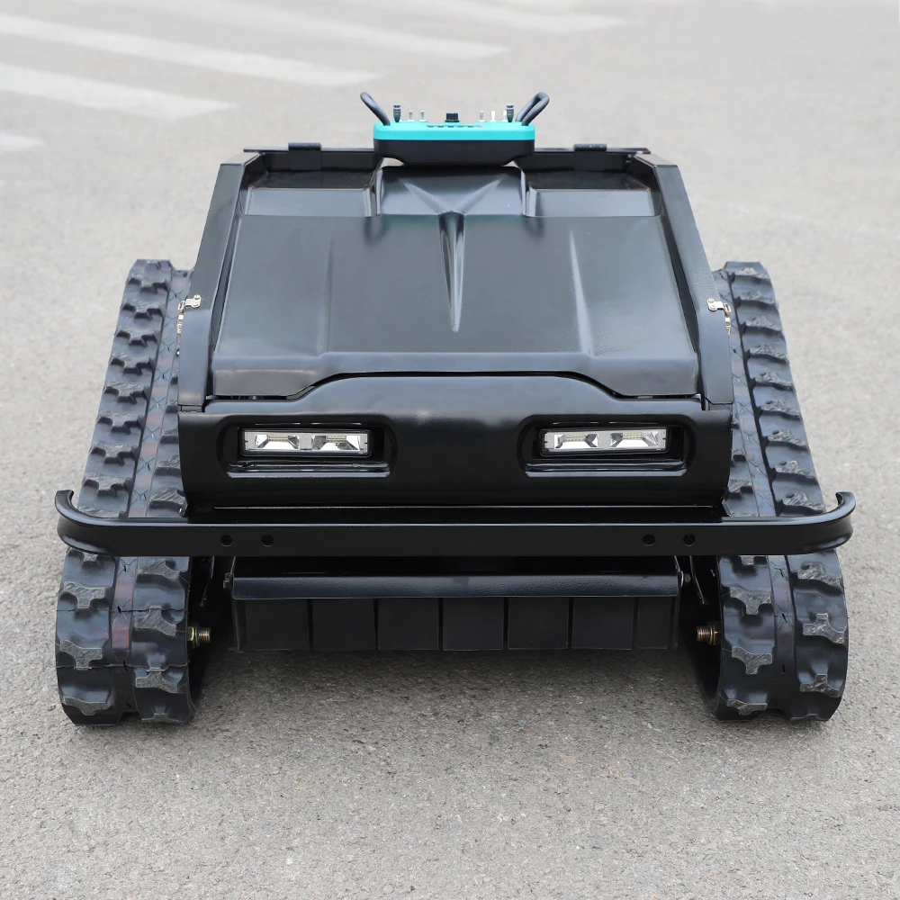 CE EPA Approved All Terrain Grass Cutting Machine Agriculture Rubber Tracks Remote Control Robot Lawn Mower