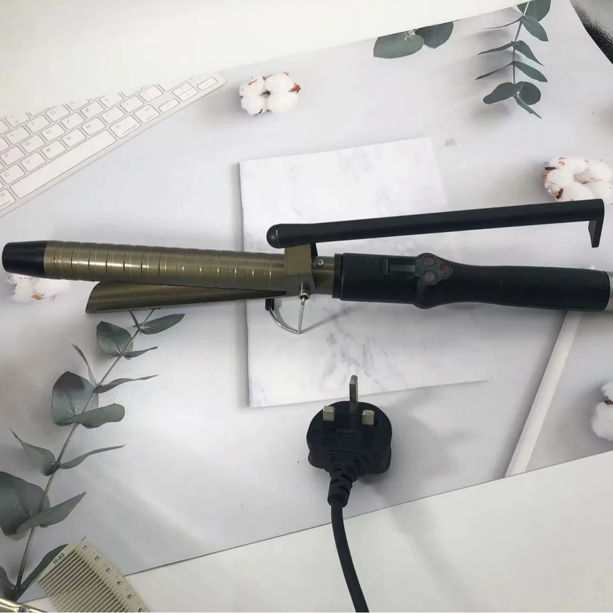 Cross-border Foreign Trade Hair Curling Iron Electric Curling Iron Styling Curling Fast High Temperature Three Seconds Quick