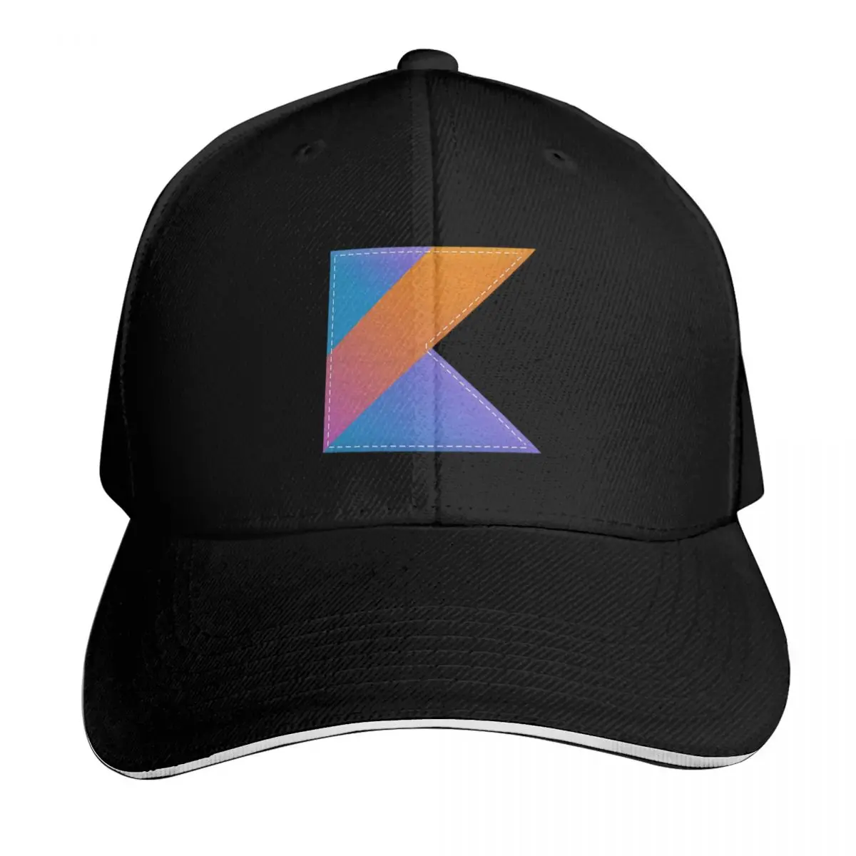 Kotlin Programming Language Baseball Cap Casual Daily Wear Quick Dry Performance Cotton Twill Breathable
