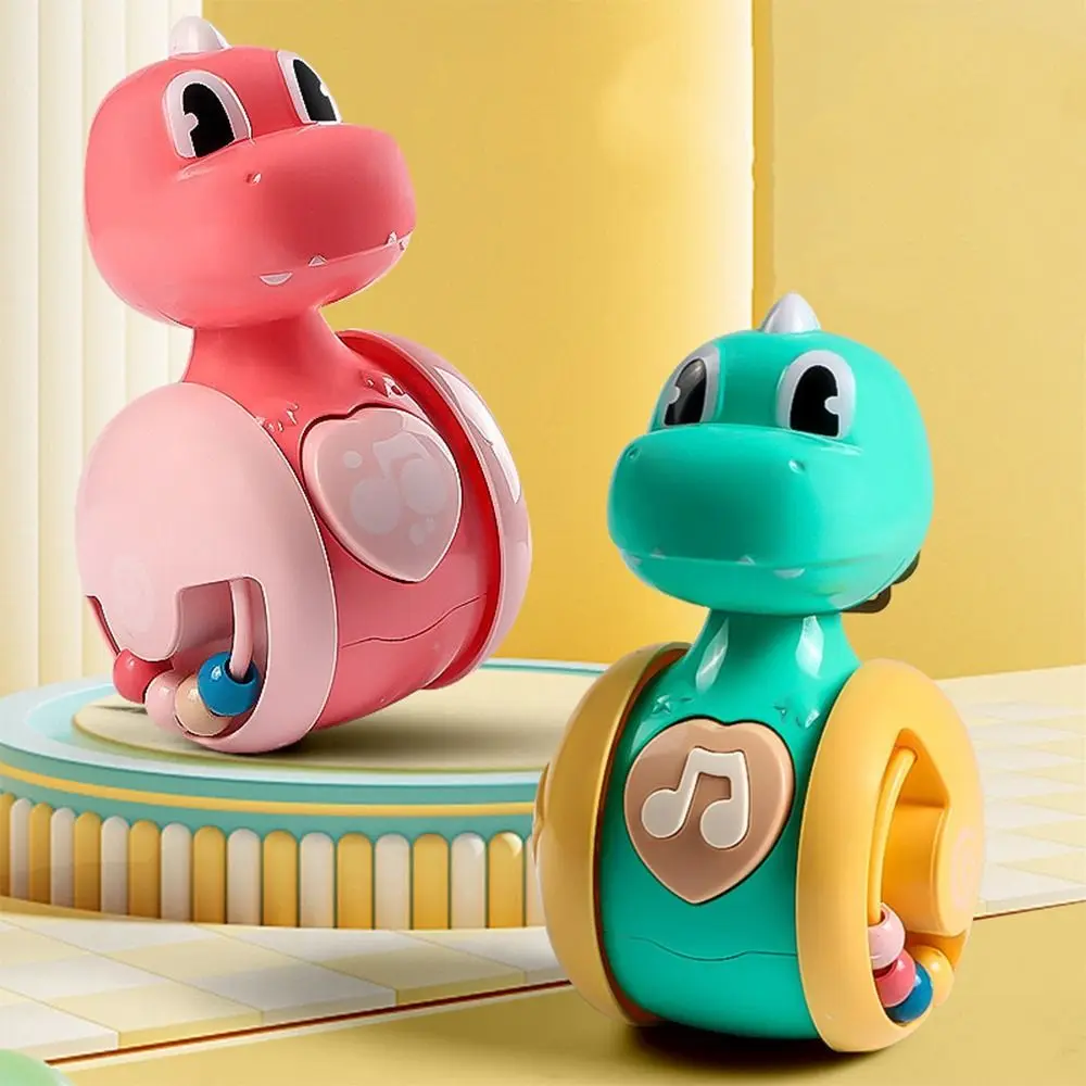

Creative Fawn Sliding Tumbler Toy Early Education Cartoon Children's Tumbler Rattle Interactive Press Squeaky