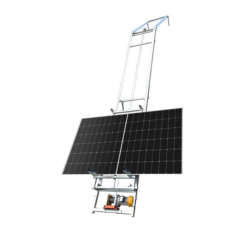 لوحة رفع السقف الضوئية المنحدرة، لوحة طاقة شمسية، منحدر تركيب مخصص إلى الجزء العلوي، تحول تلقائي ورفع الوجه