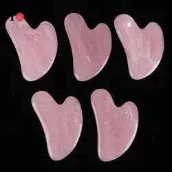 1pc Guasha Scraping Massage Scraper Face Massager Acupuncture Gua Sha Board Resin 7.8x5.4cm