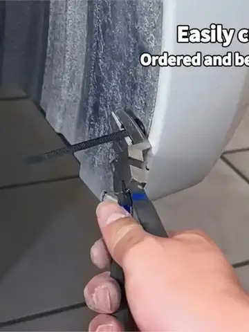 100pcs Heavy-Duty Self-Locking Nylon Cable Ties - UV-Resistant, High-Strength Fasteners for Car/Home/Office/Outdoor Use - with B