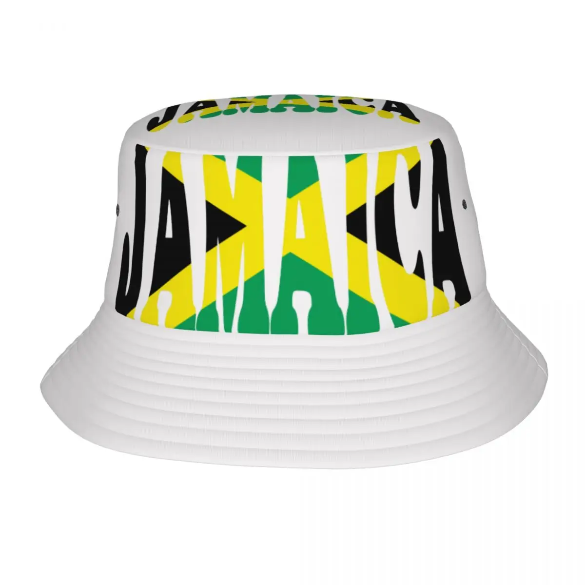 

JAMAICA Flag Bucket Hat Summer Hats Fisherman Hat Foldable Women Men Sunscreen Shade Caps