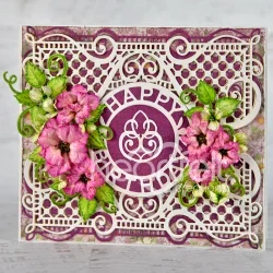 Beautiful Flourish Companion Frame Cutting Dies Diy Molds Scrapbooking Paper Making Cuts Crafts Template Handmade Card