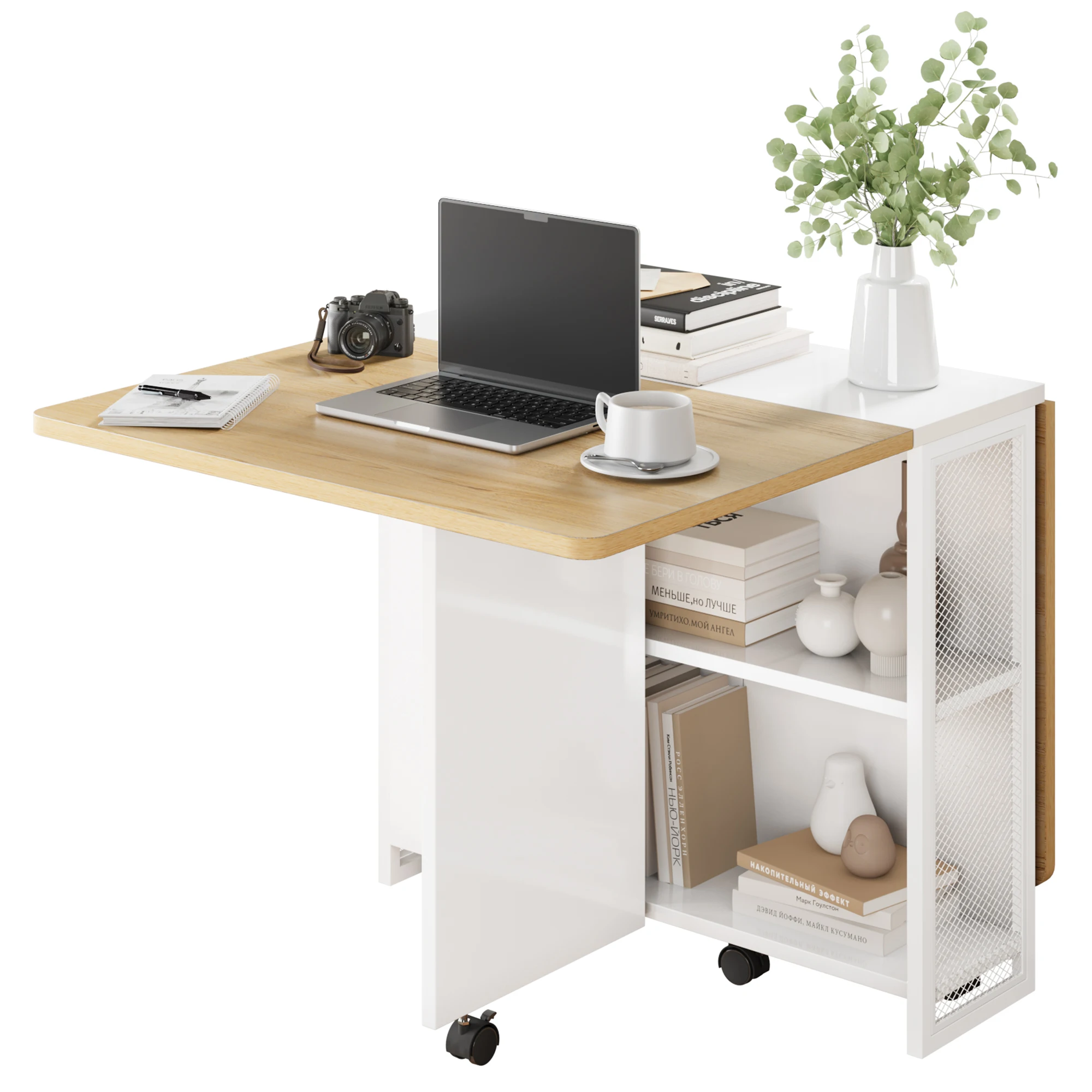 Commercial Kitchen Small Space - Space-Saving Folding Computer Desk Dining Table
