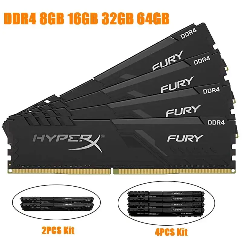 New Memoria RAM DDR4 3200MHz 2666MHz 3600 2400MHz 8GB 16GB 32GB Gaming Desktop Memory PC4-25600 PC4-19200 17000 288Pin DIMM