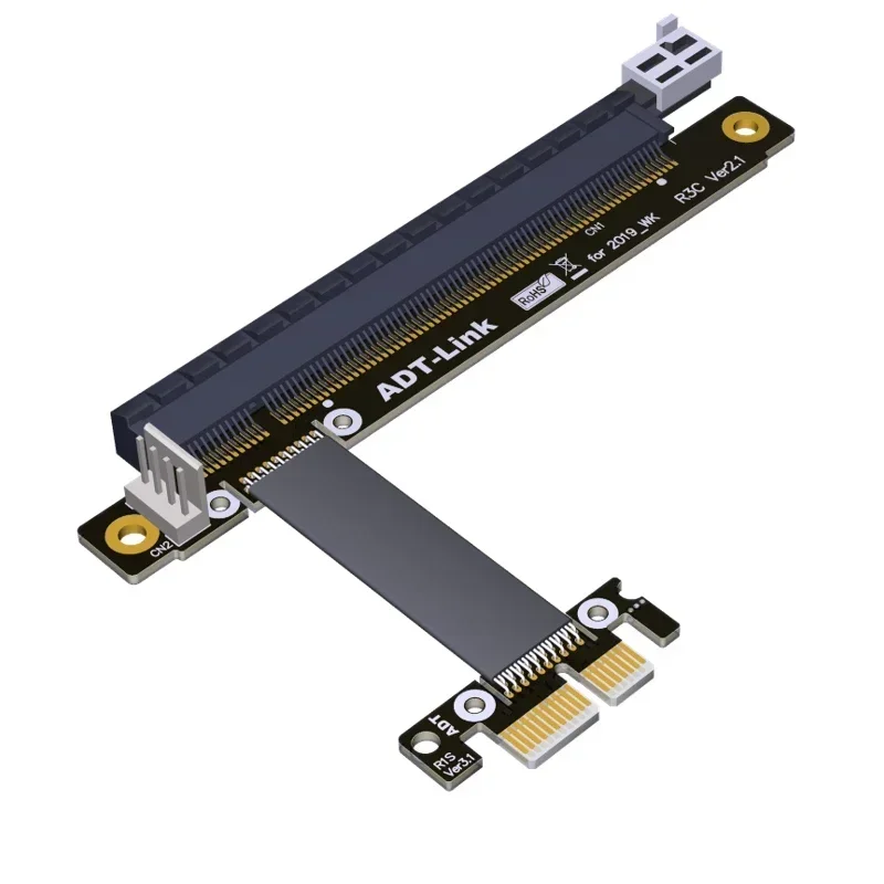 

Удлинительный кабель видеокарты без USB PCIe3.0 X1 к X16 A Карта N Полноскоростной адаптер Riser Converter Кабель ADT
