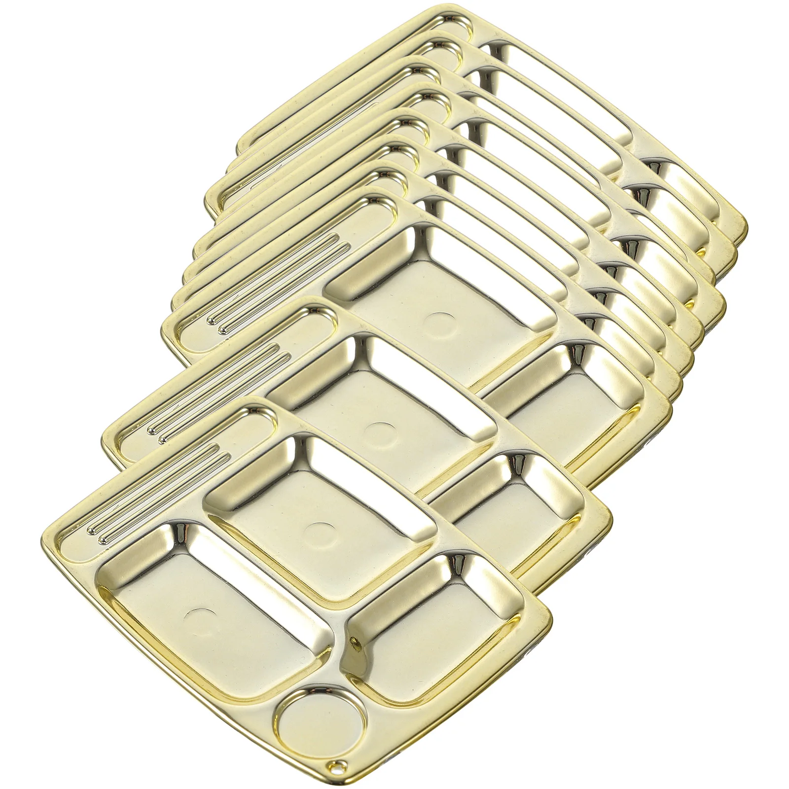 

10pcs Miniature Dinner Plate Props Decorative Mini House Accessories Kitchen Toy Scene Plastic Adornments