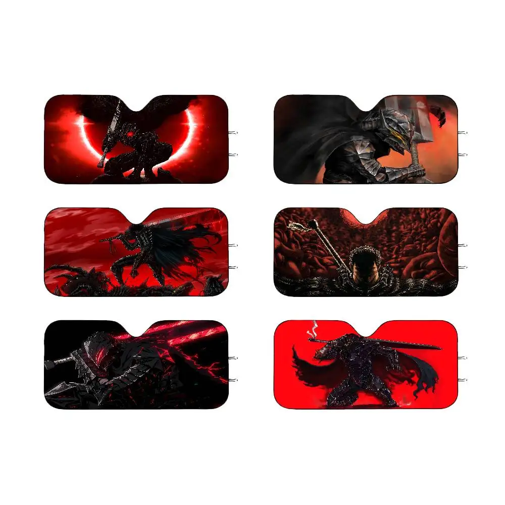 

Fantasy Comics B-Berserk Car Front Window Visor Sun Visor Sunscreen Curtain Sunshades Reflector Anti UV Protector