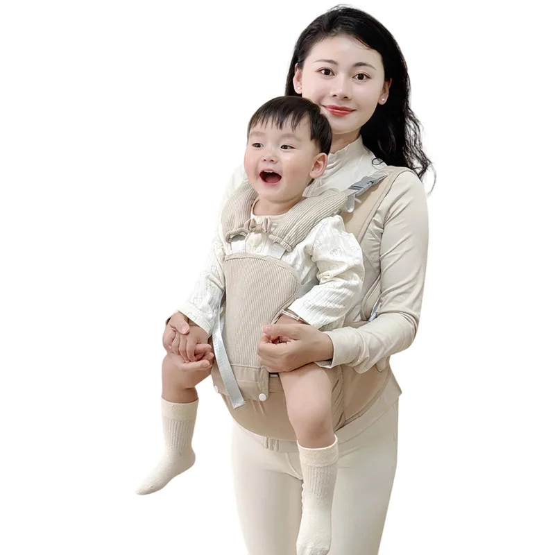 

Детский ремешок, эргономичный стиль кенгуру для новорожденных 0-6 месяцев спереди и сзади, рюкзак двойного назначения, стильный детский обнимающий рюкзак