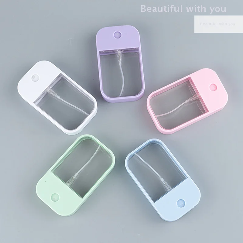 45ml Portable Mini Refillable Fragrance Hand Sanitizer Alcohol Bottle With Spray Fragrance Pump Empty Cosmetic Container Travel