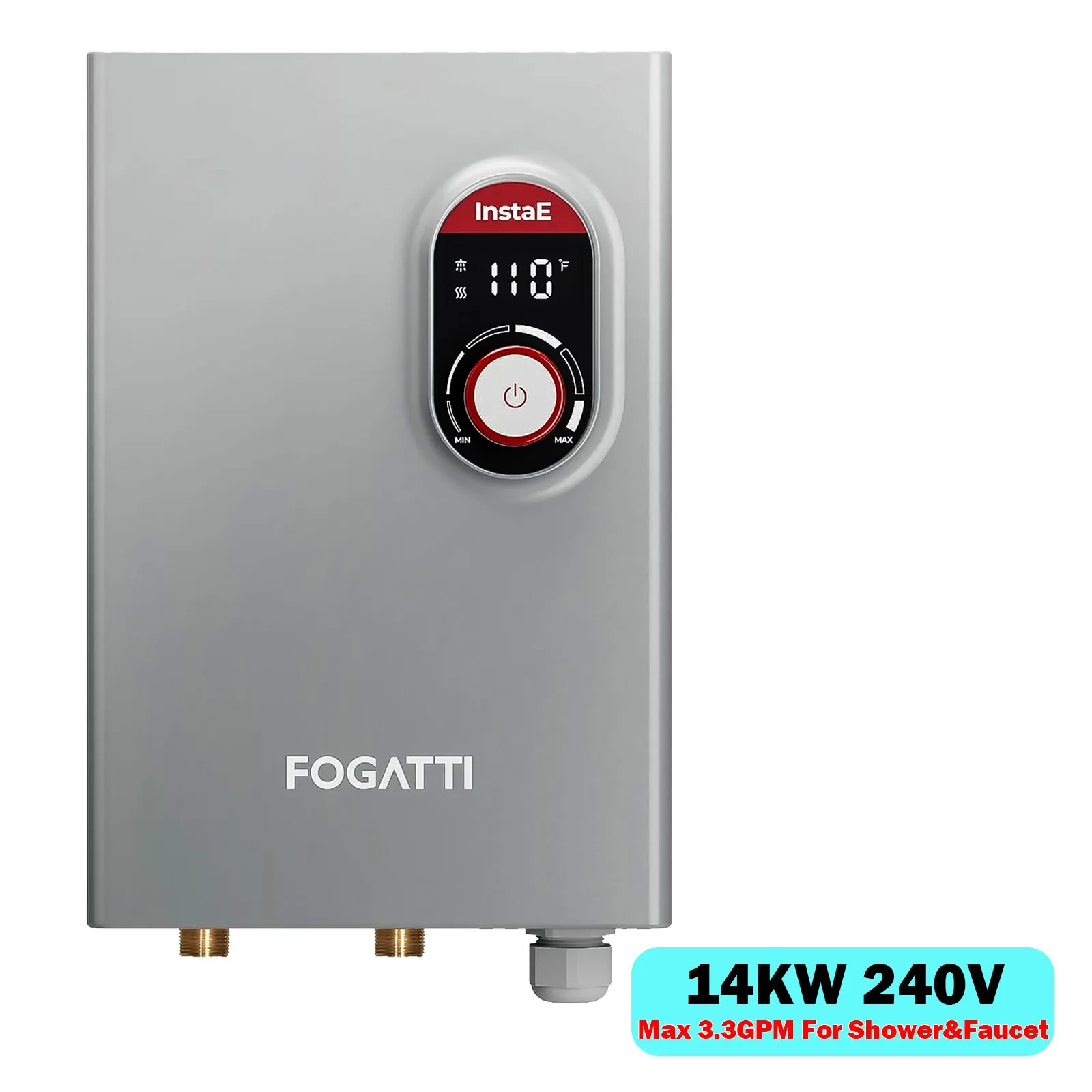 

14KW Tankless Water Heater Electric 240V Instant Hot Boiler for Whole House