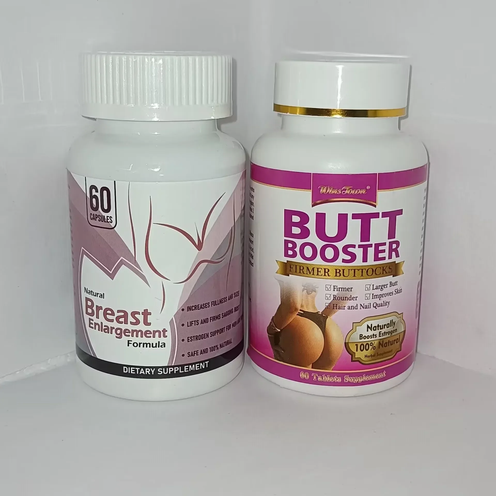 1 set of breast ment capsules and hip joint ment capsules to personal female charm and shape health food