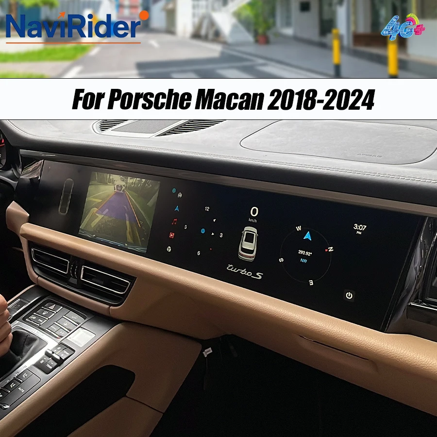 

12.3+12.3" For Porsche Macan 2018-2024 PCM 5.0 Upgraded Interactive Android Dual Screen Stereo Car GPS Carplay Multimedia Player
