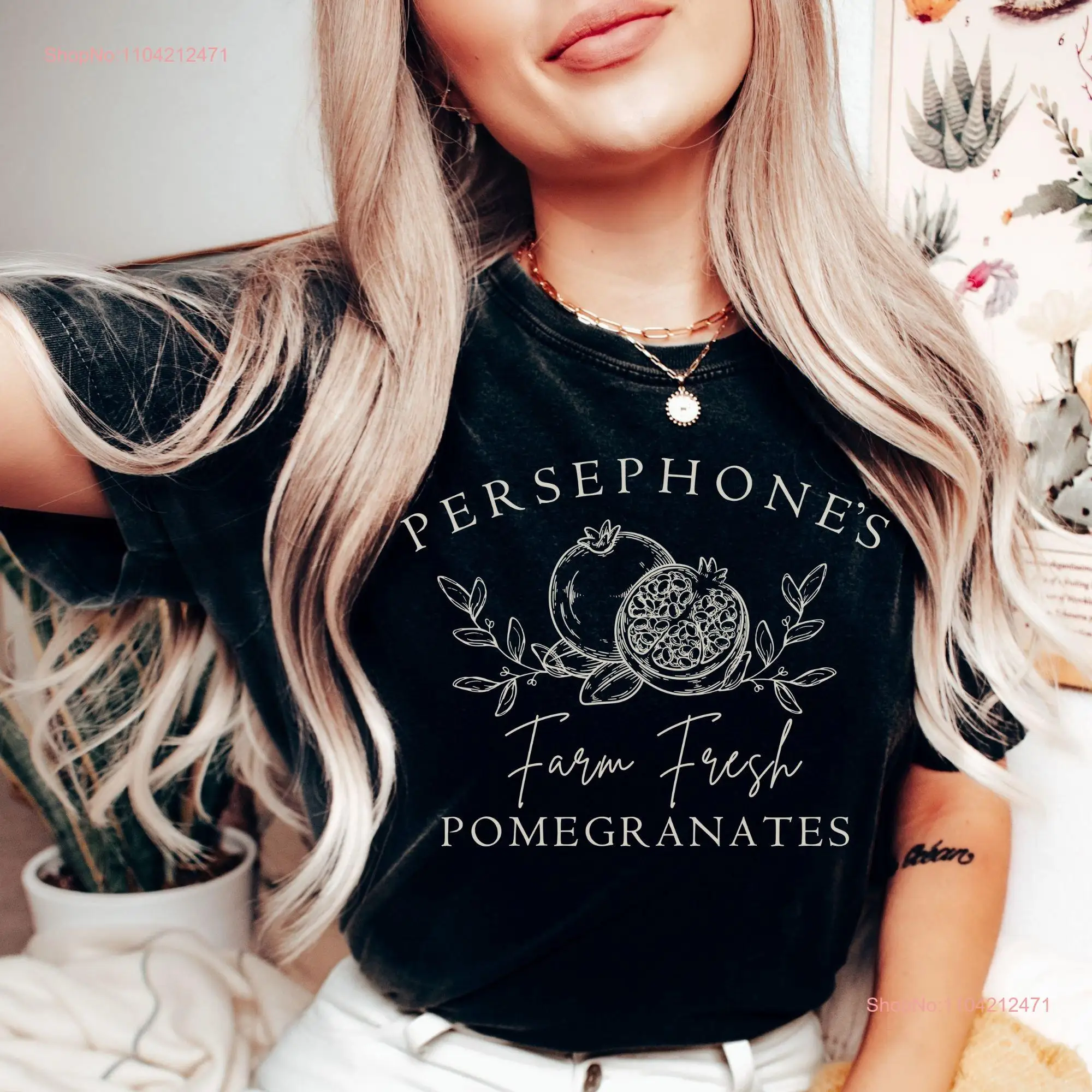 Persephone's Garden T shirt Greek Mythology Persephone and Hades Bookish for her Birthday reader book lover tbr