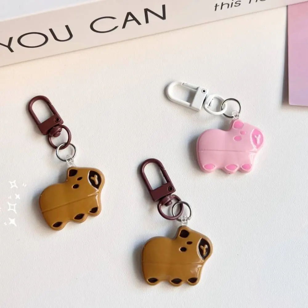 Mode Capybara Capybara Sleutelhanger Creatieve Schattige Capibara Tas Opknoping Grappig Hars Dier Sleutelhanger Paar