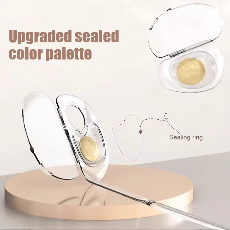 1 set acryl make-up mengpalet transparant opvouwbare vloeibare foundation kleur mengbak cosmetische schoonheid make-up mixer gereedschap