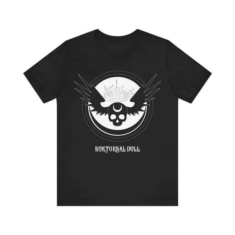 Skull tshirt Skull Top Gothic  Shirt Goth Tee Witchy  Gothic Clothing Occult Clothing Dark Fashion Egirl