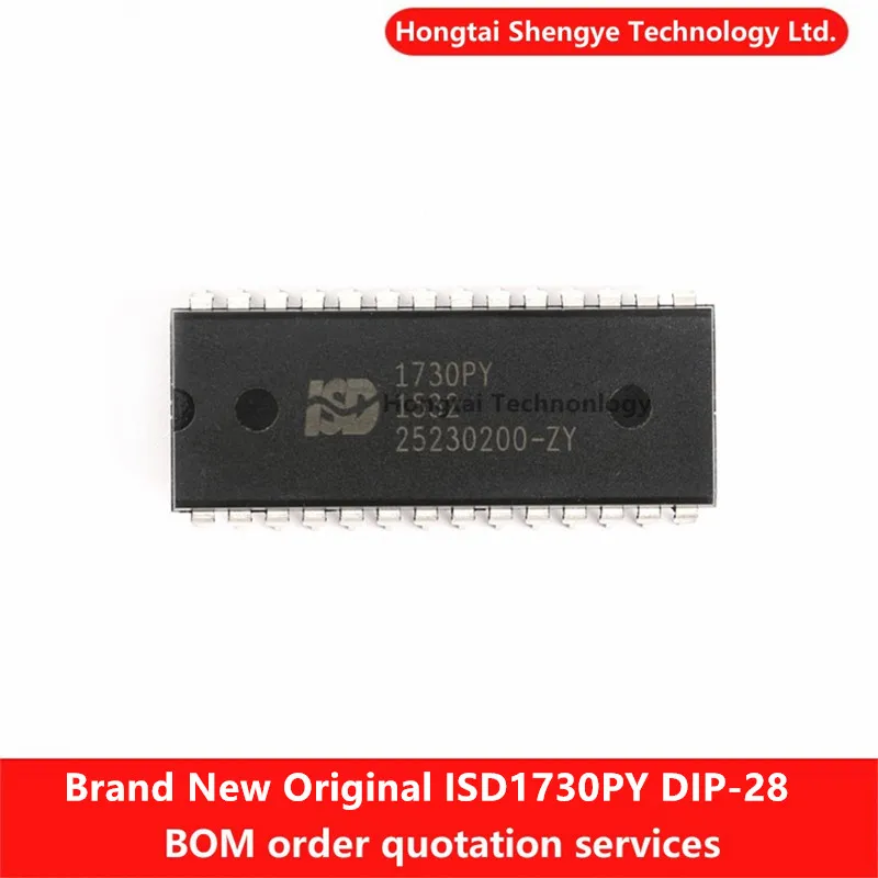 New Original Direct Plug ISD1730PY DIP-28 Interface - Voice Record and Playback IC Chip