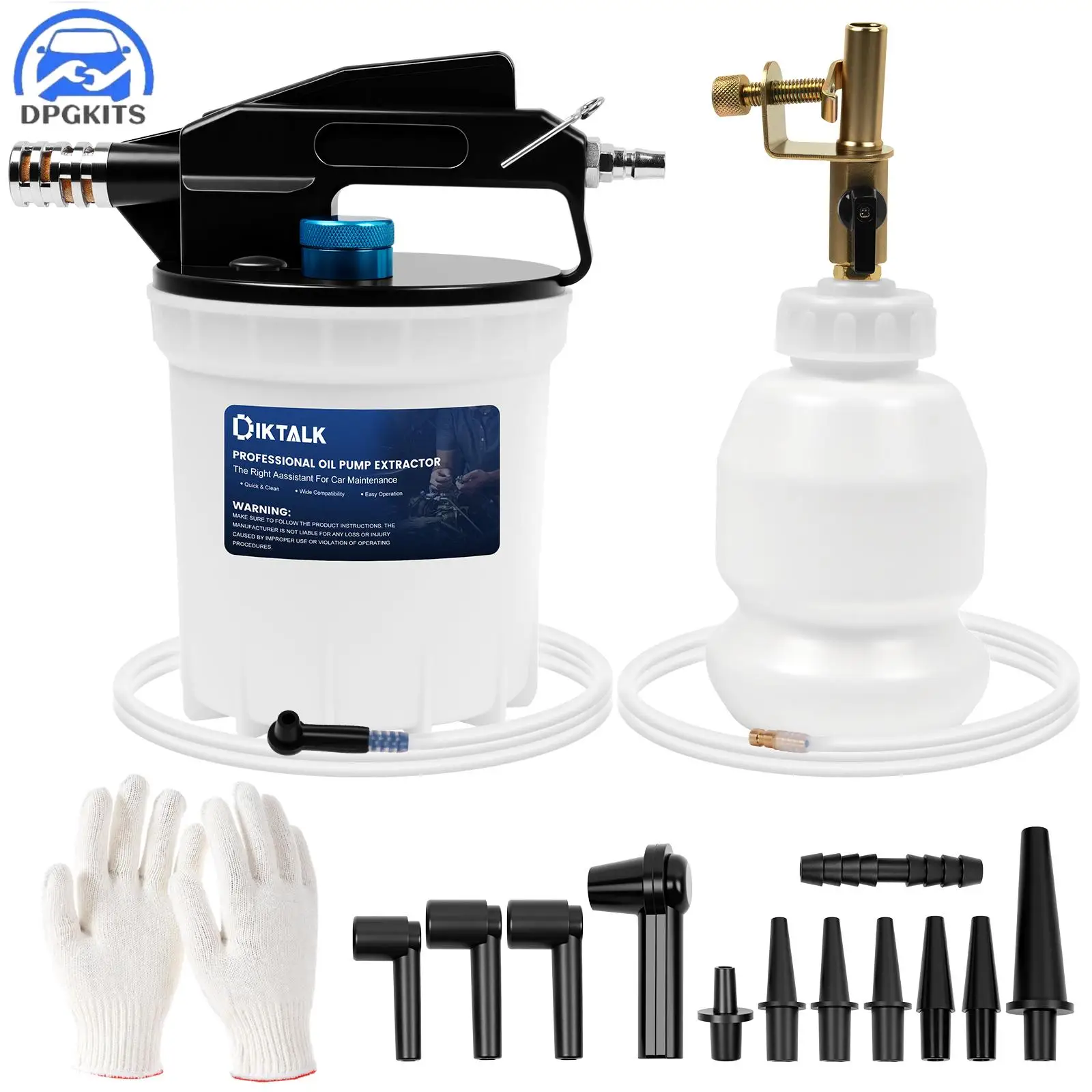 

DPGKITS 1Set 2L 2L Brake Bleeder Vacuum Pump Kit Tool Pneumatic Brake Fluid Extractor For Car Accessories Universal Design