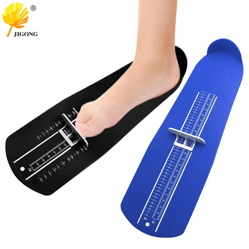 Dispositivo de Medição do Tamanho do pé para Adultos Ferramenta de Medida do pé Régua do pé Faixa Ajustável Ferramenta de Cuidados com os Pés 1pc