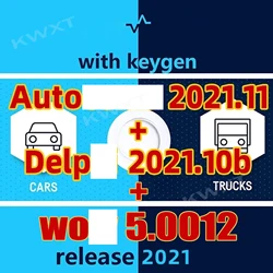 With Keygen Install Au 2021.11 + De 2021.10b + WO W5.0012   VD Ds150  Car Diagnostic Tools support remote free installation