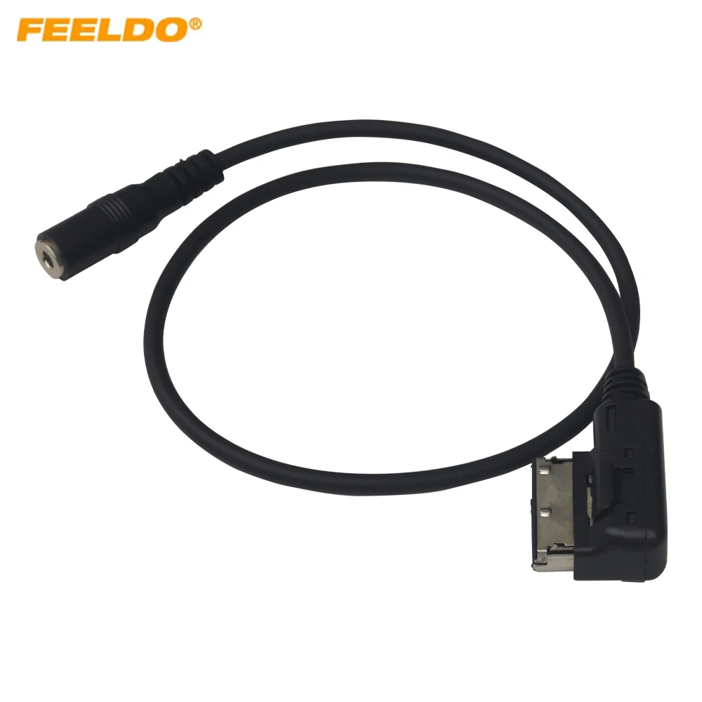 

Car 3.5mm Female Jack Line AMI to AUX IN Headphone Port Adapter Audio Input Cable for MDI Audi Q5 A5 A7 A6L A8L A4L AUX Cable